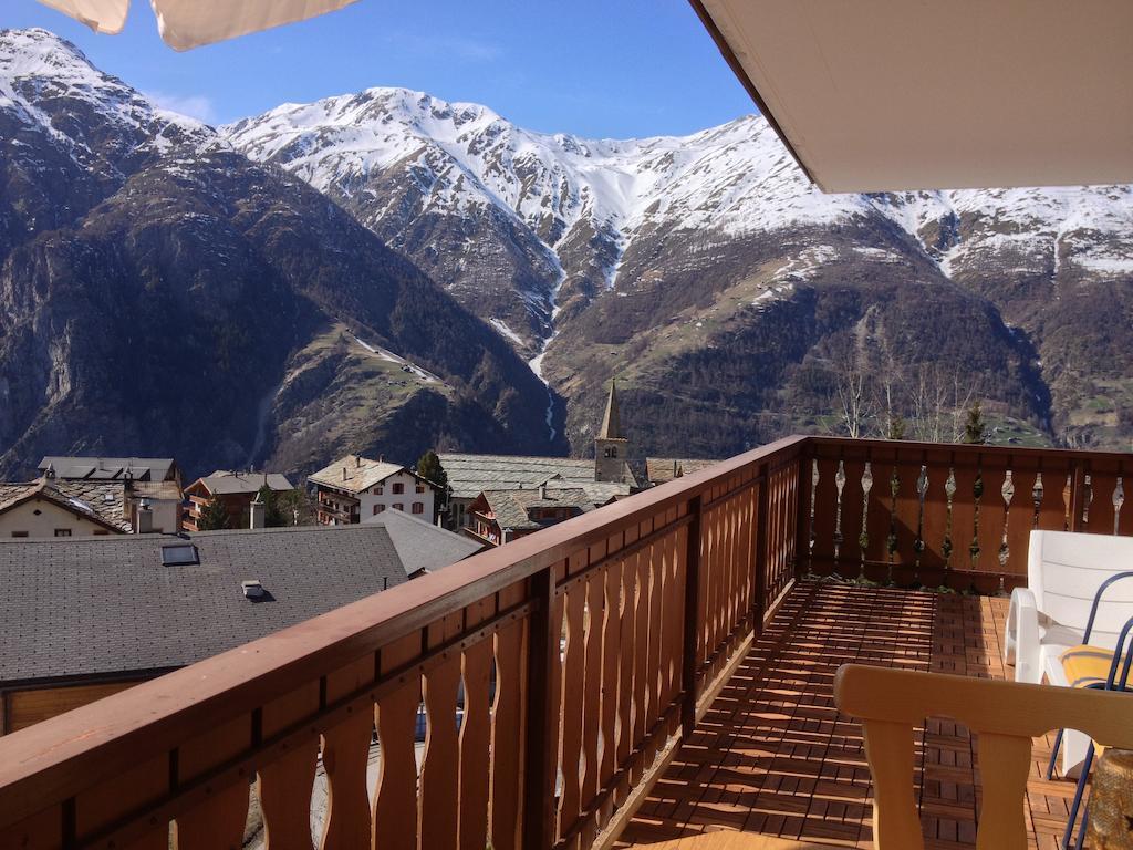 Appartement In 1700M Mit Traumblick Grächen Exteriör bild